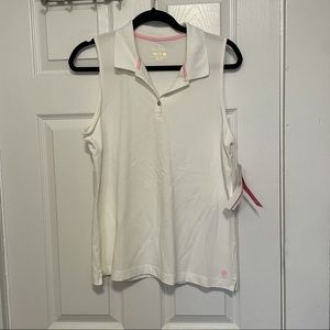 Lilly Pulitzer Luxletic White Tank